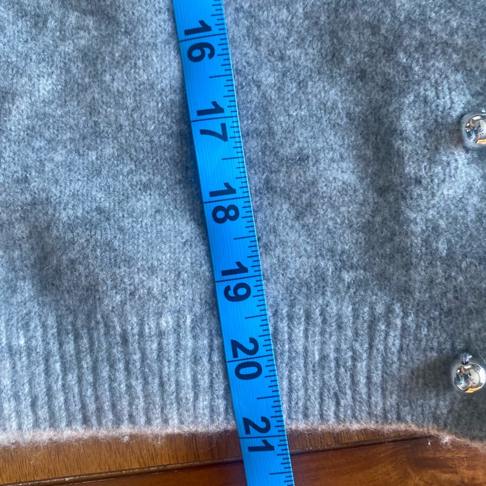 Truth by Republic Light Gray Women's Cardigan Size XL - Picture 7 of 8